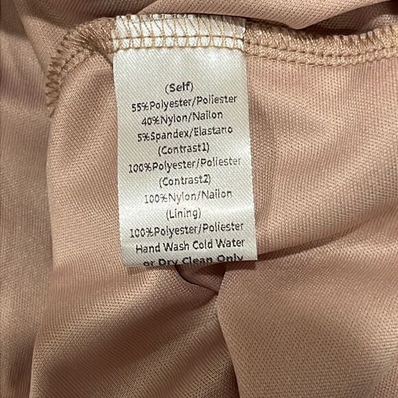 NWT- Beautiful Windsor nude colored designer cocktail dress - Picture 6 of 6